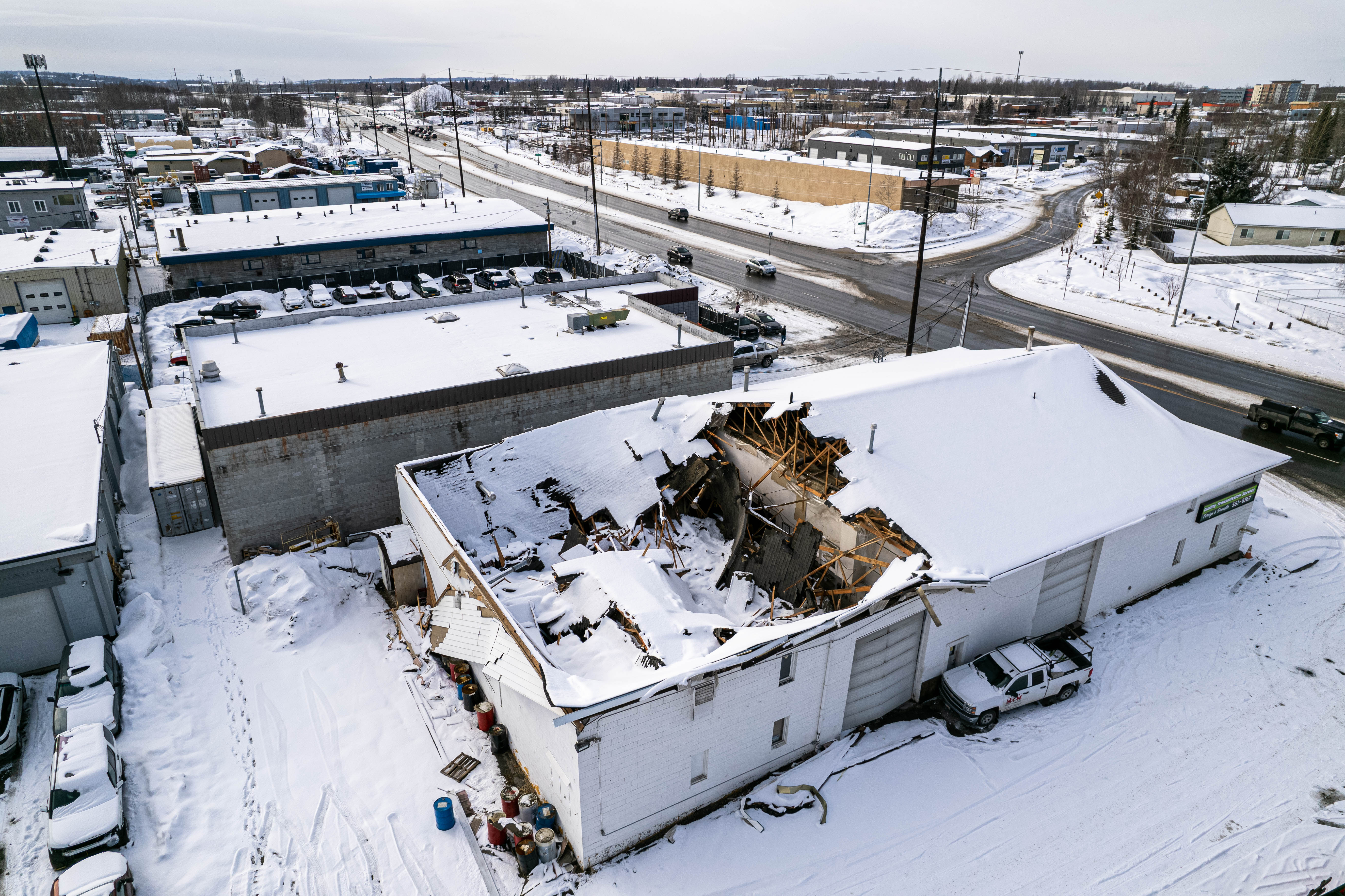 Snow Load Roof Damage Repair