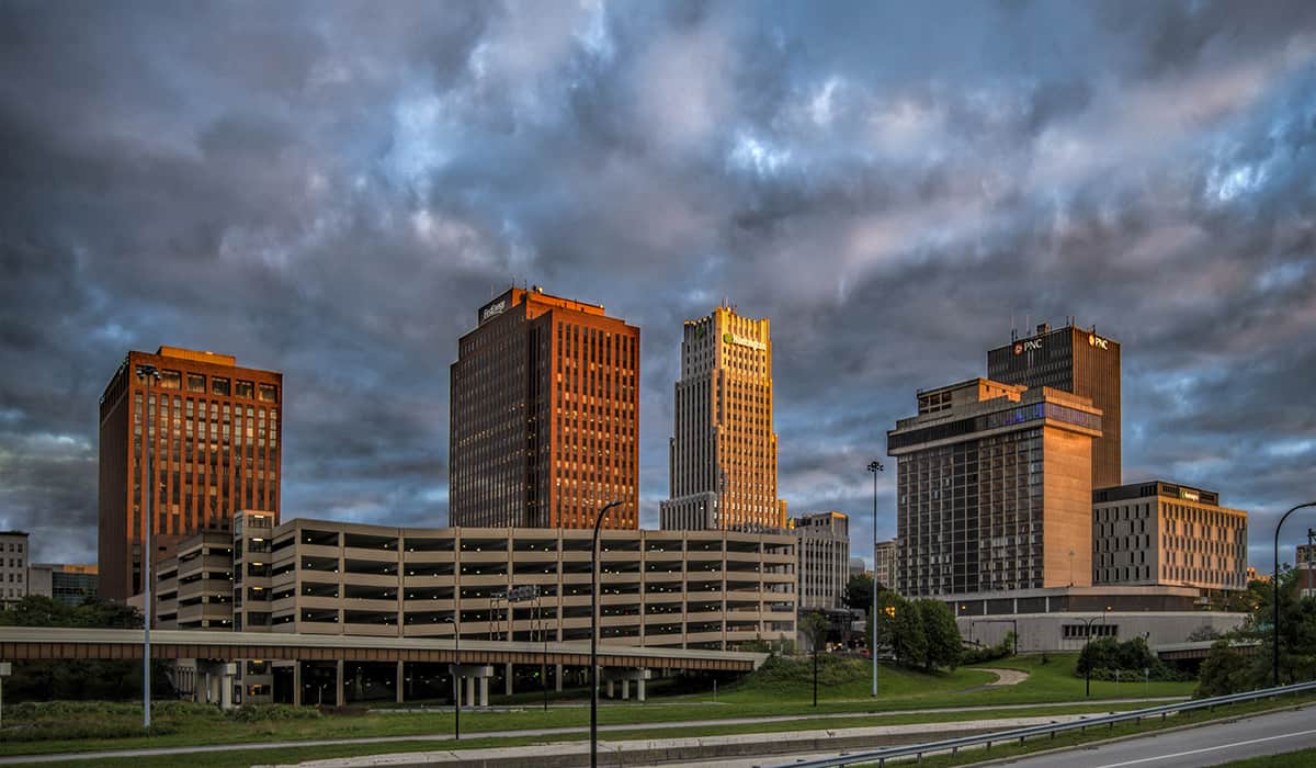 Distribution Center Rooftop for Commercial Roofing Contractors Akron